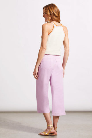 alt view 2 - BROOKE WIDE LEG CROP JEANS-Orchid rose