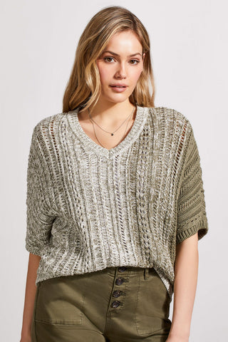 alt view 1 - DOLMAN LOOSE FIT SWEATER-H.aloe