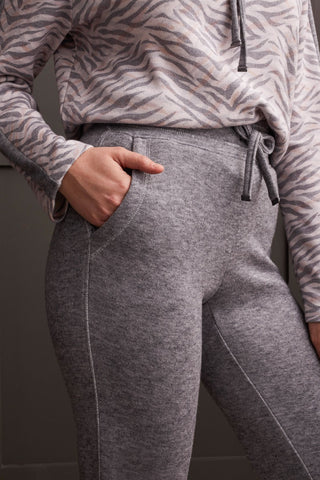 alt view 3 - GREY MIX PULL-ON PANTS WITH POCKETS-Grey mix