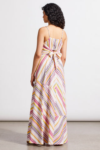 alt view 4 - MAXI DRESS WITH ASYMMETRICAL PANELS-Party punch