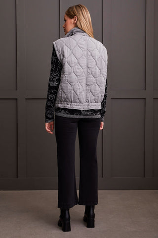 alt view 3 - QUILTED LYOCELL VEST-Elephant