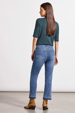 alt view 4 - SOPHIA CURVY MICRO FLARE JEANS-River blue